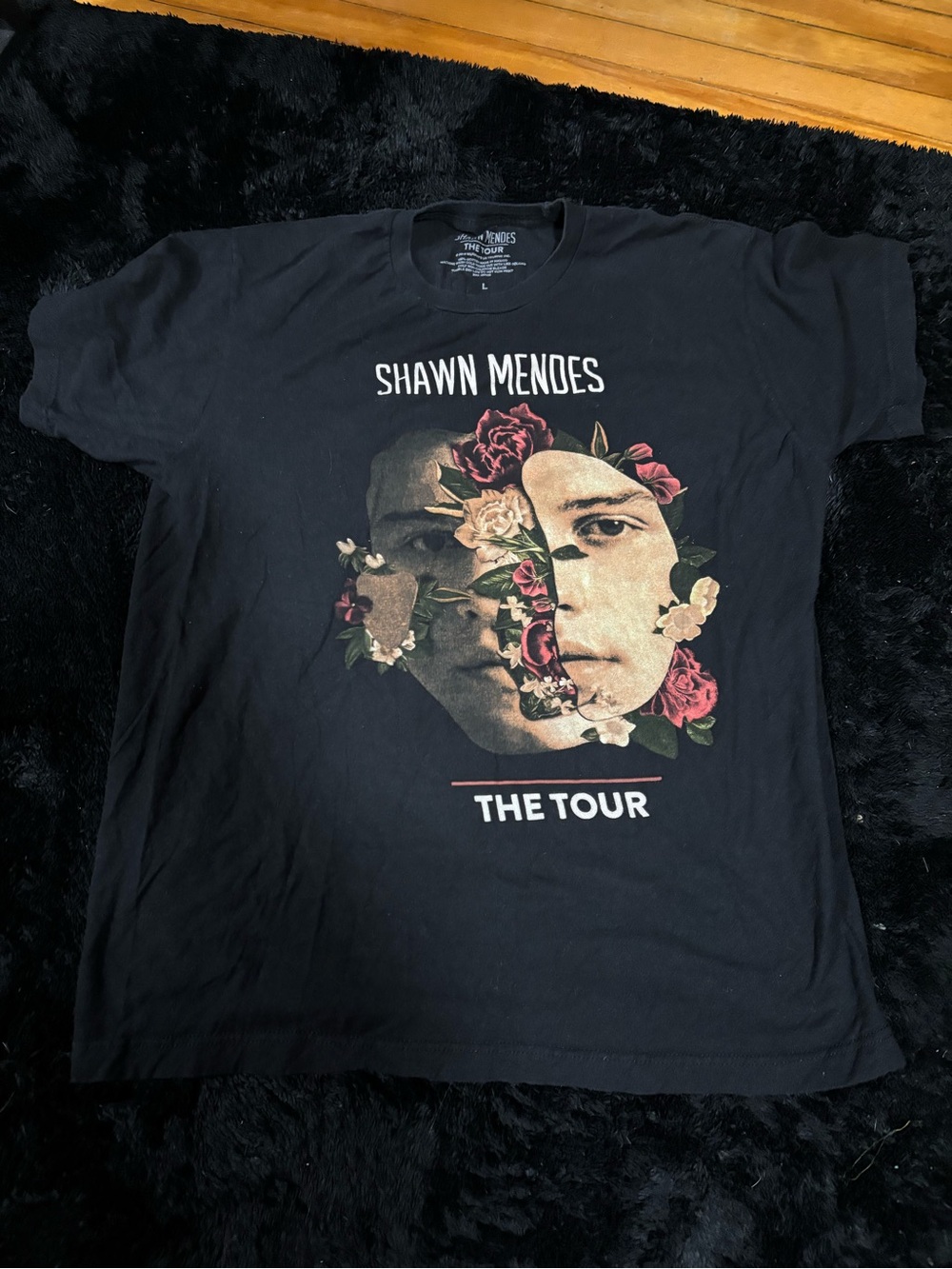 Black 'The Tour' Graphic Tee